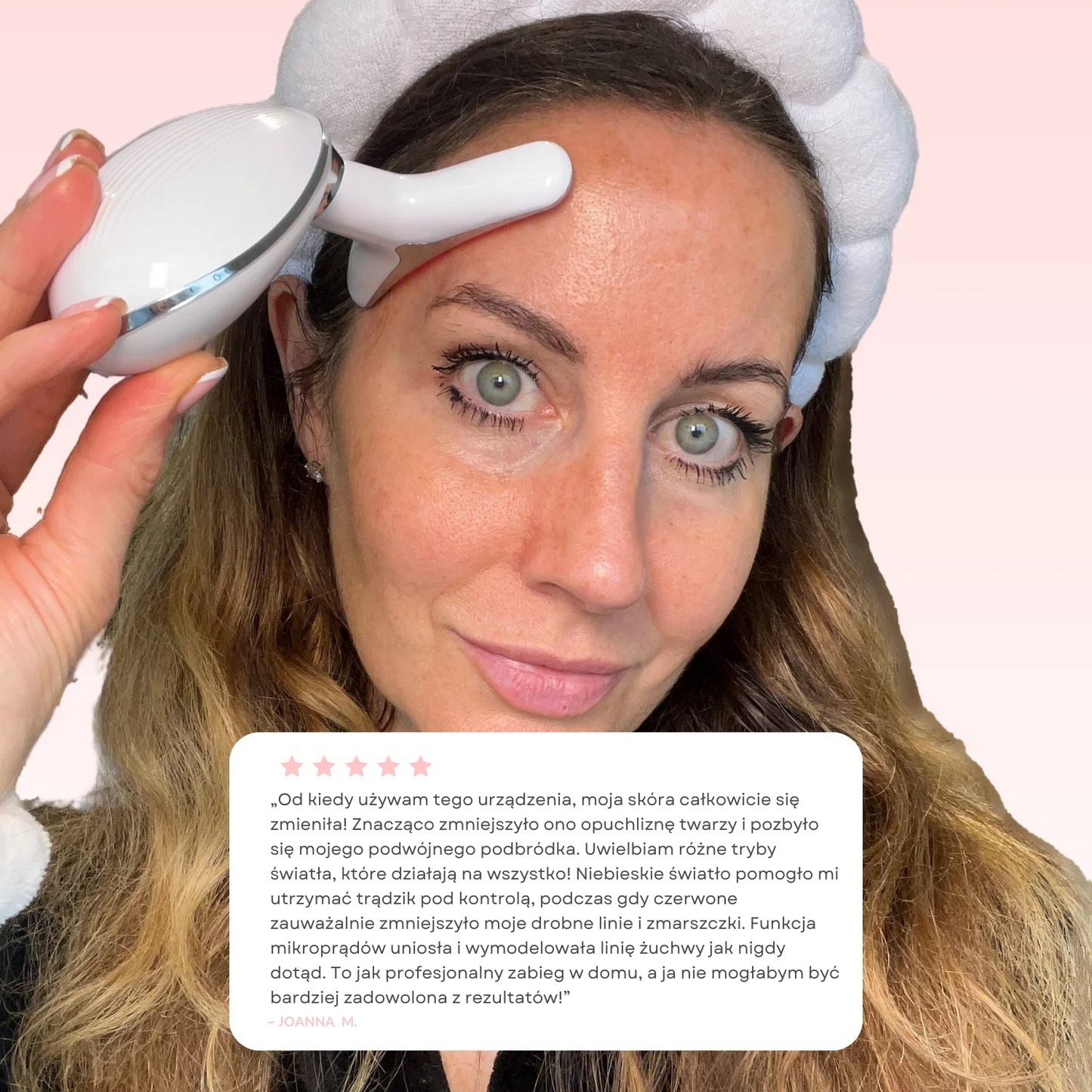 GLOW LANE – Urządzenie do pielęgnacji twarzy LED 7w1