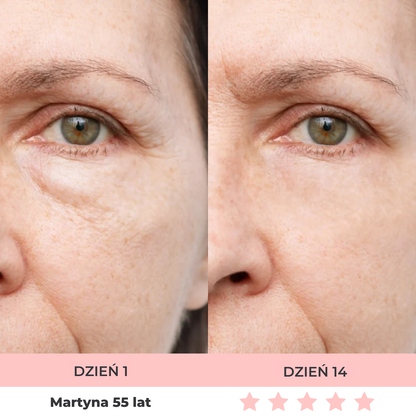 Okulary Glow Lane pod oczy z czerwonym światłem LED